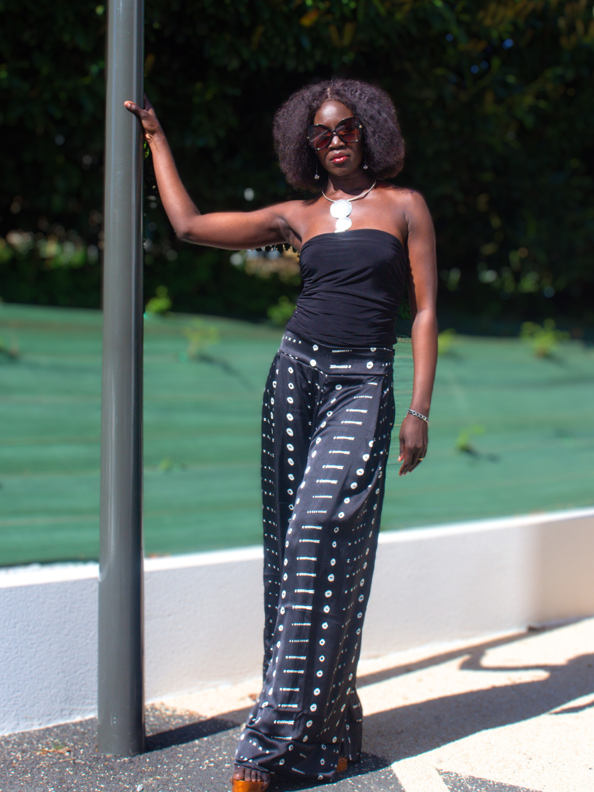 Pantalon Black en soie