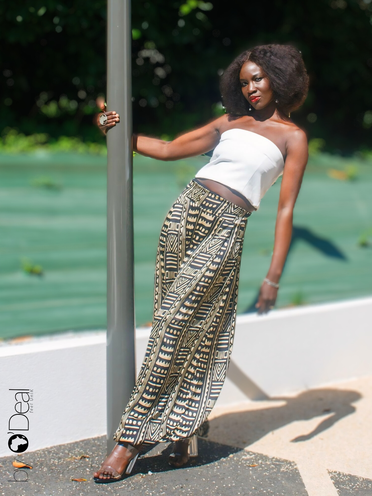 Pantalon BOUFFANT en soie