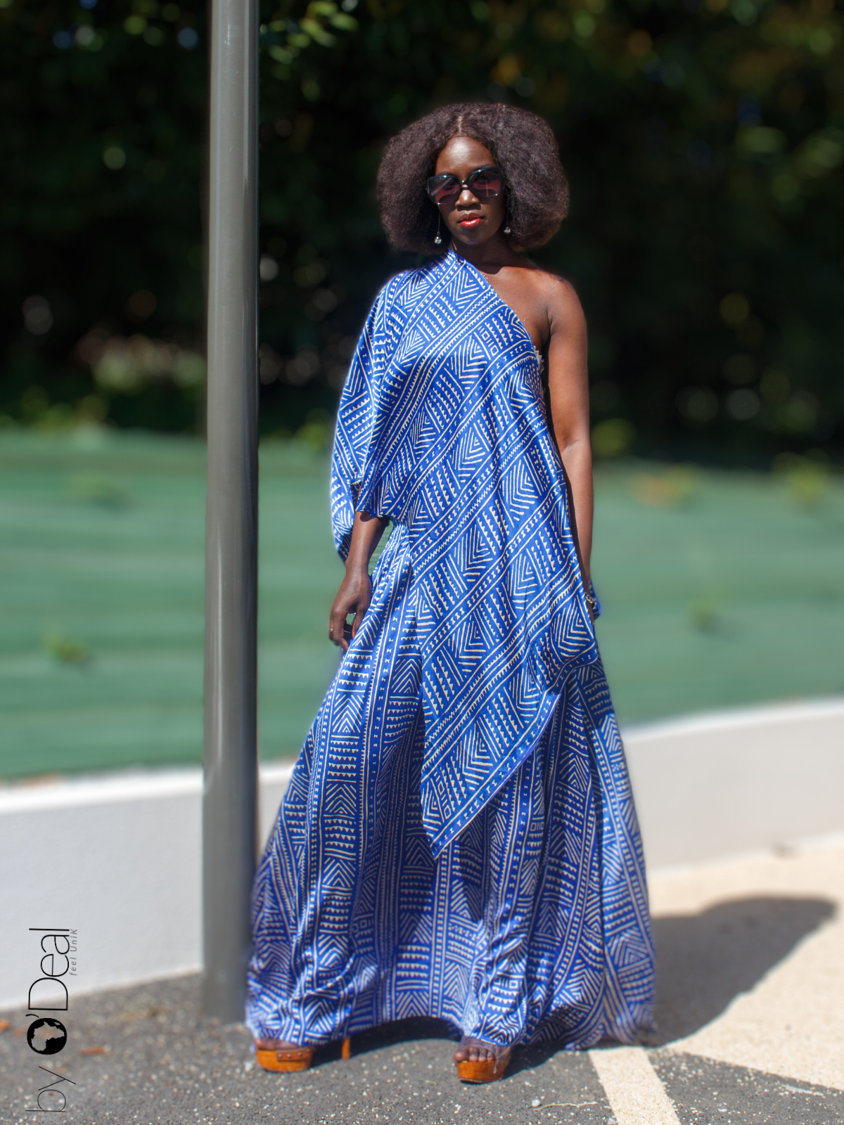Ensemble Maxi jupe et sa tunique oversize BLUE