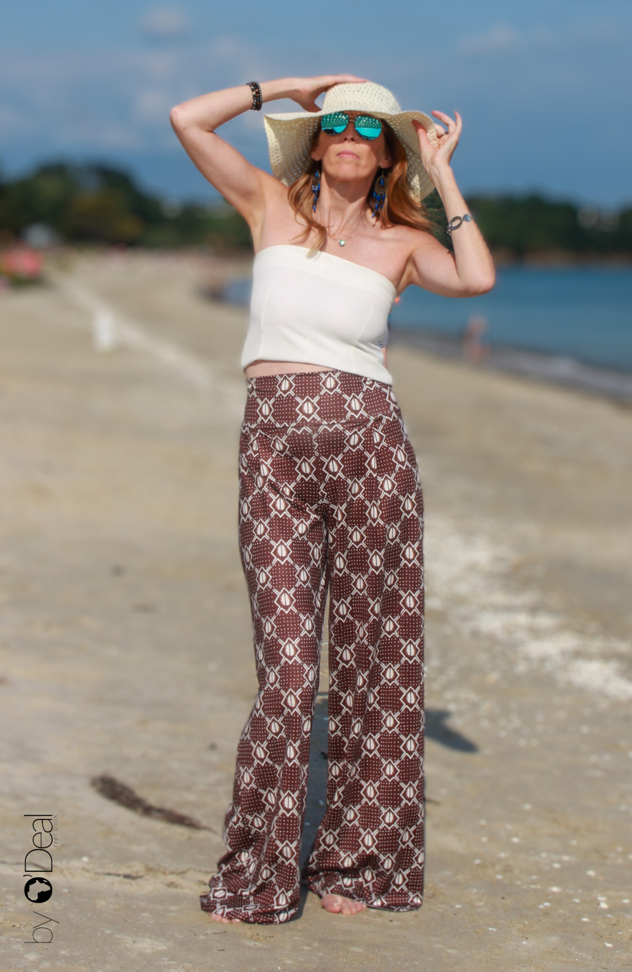 Pantalon BOGO stretch marron