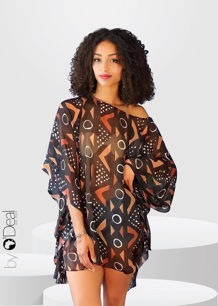 Robe Tunique BOGO mini en mousseline