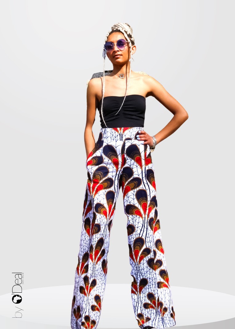 Pantalon PAON large taille haute