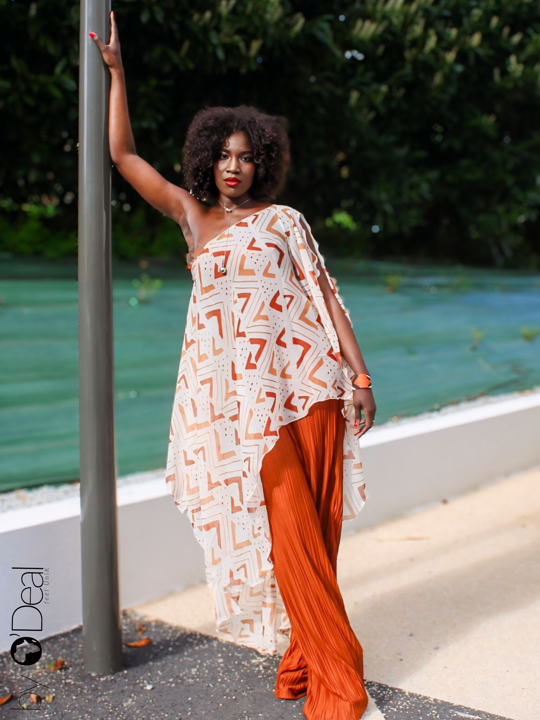 Tunique oversize en mousseline bogo