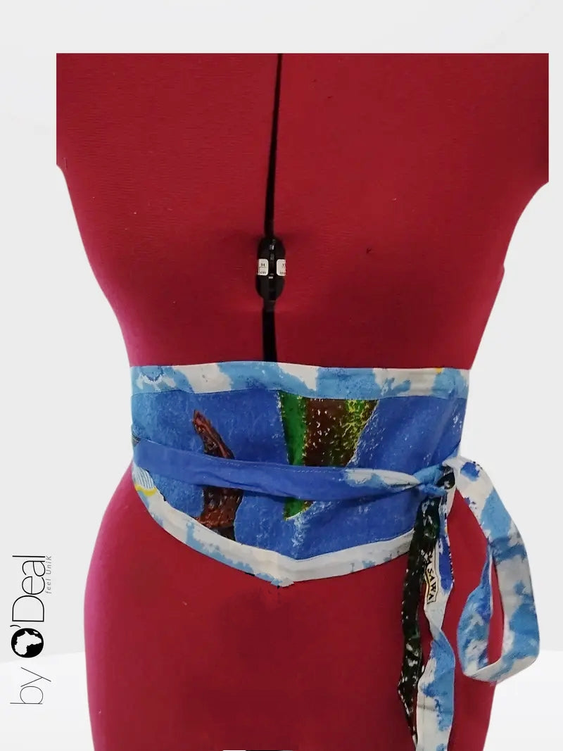 Ceinture Obi en wax