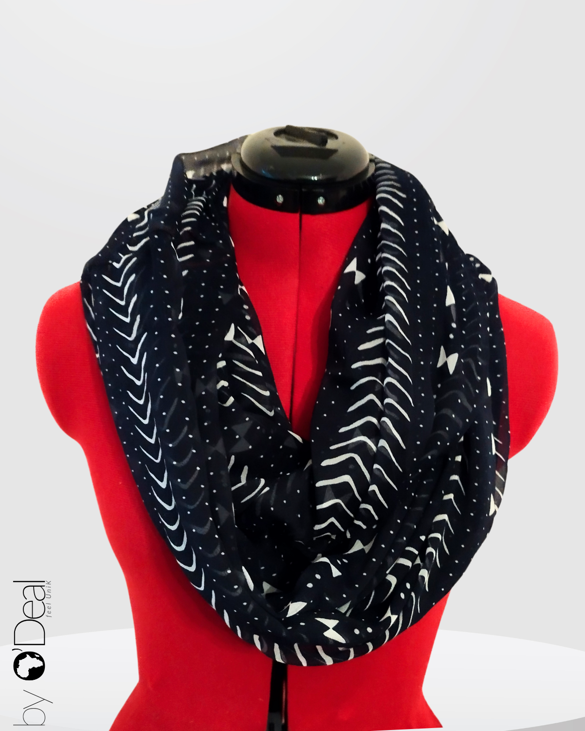 Echarpe snood en mousseline de soie (2)