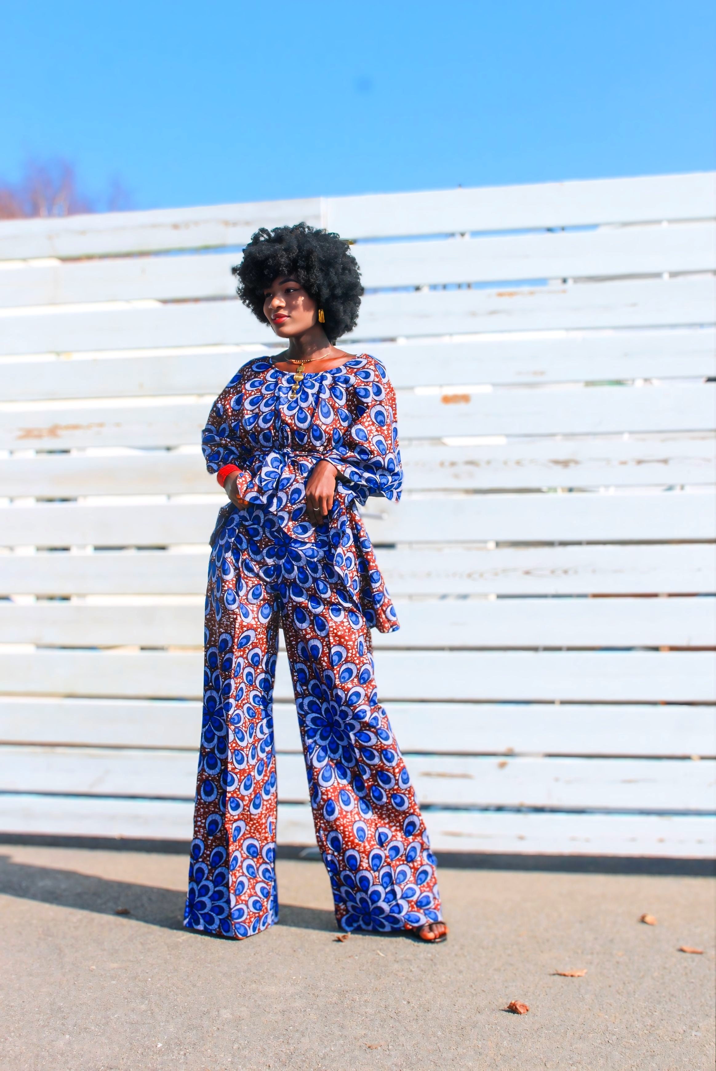 Ensemble PAON pantalon droit et cape